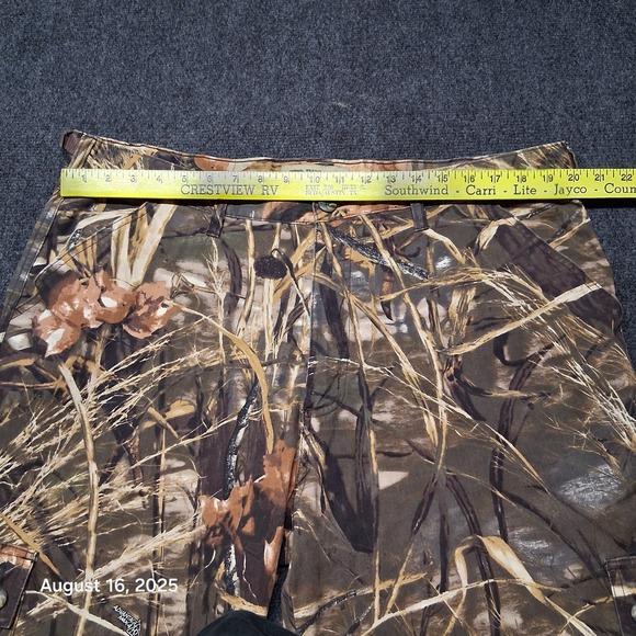Russell Outdoors Advantage Max-4 HD Wetland Camo Cargo Hunting Pants XL Explorer - Picture 7 of 11
